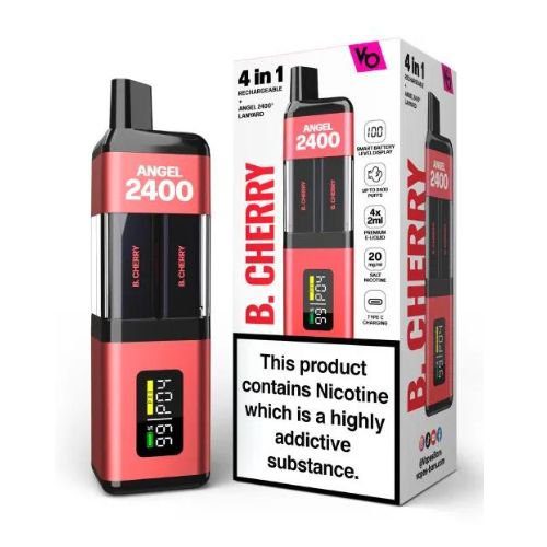 Angel2400 Disposable Vape Pod Device - Eliquid Base-B. Cherry