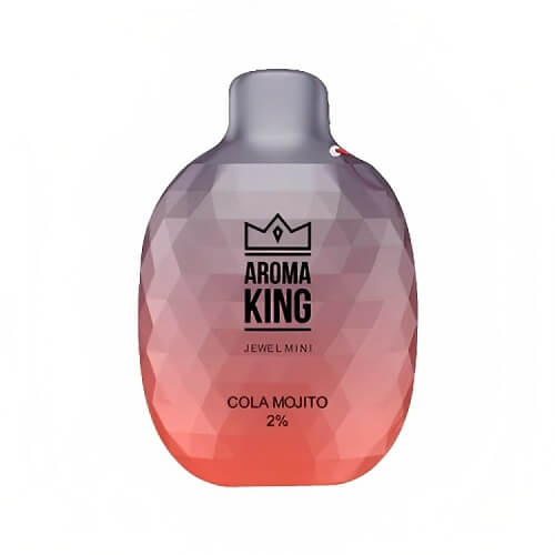 Aroma King Jewel Mini 600 Disposable Vape Device - 20MG - Eliquid Base - Cola Mojito