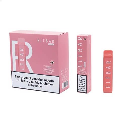 Elf Bar NC600 Disposable Vape Pod Device - Eliquid Base-Raspberry Energy