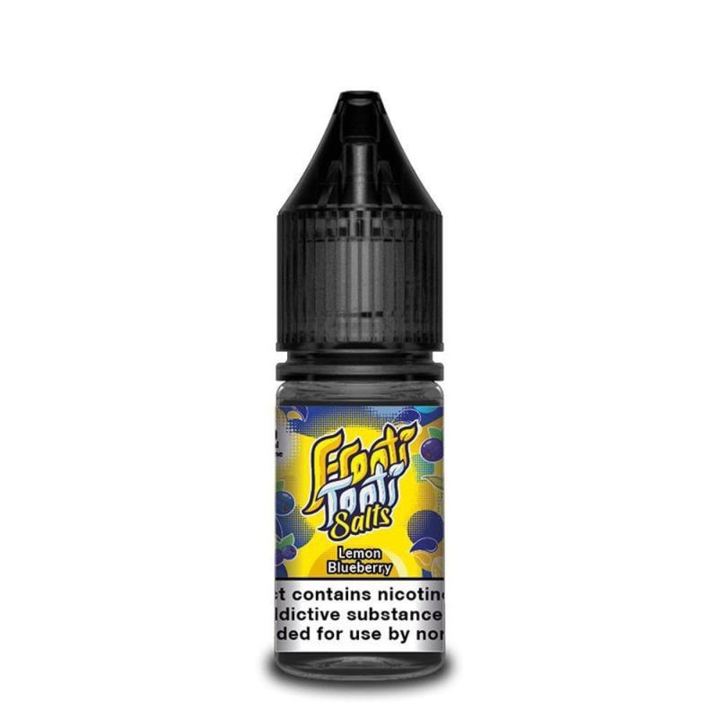 Frooti Tooti 10ml Nic Salt E-Liquid - Pack of 10 - Lemon Blueberry