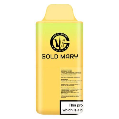 Gold Mary 12000 Disposable Vape - Eliquid Base - Apple Peach / Red Apple Ice