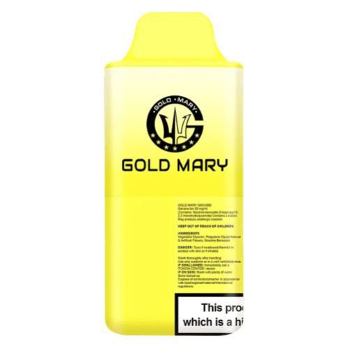 Gold Mary 12000 Disposable Vape - Eliquid Base - Banana Ice / Banana Volcano