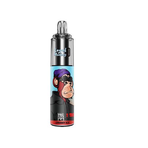 Legal Monkey 9000 puffs Disposable Vape Device - 20MG - Eliquid Base - Cherry Ice