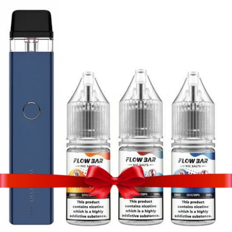 vaporesso xros 2 pod kit 3xflow bar 10ml nic salt bundle deal 749227