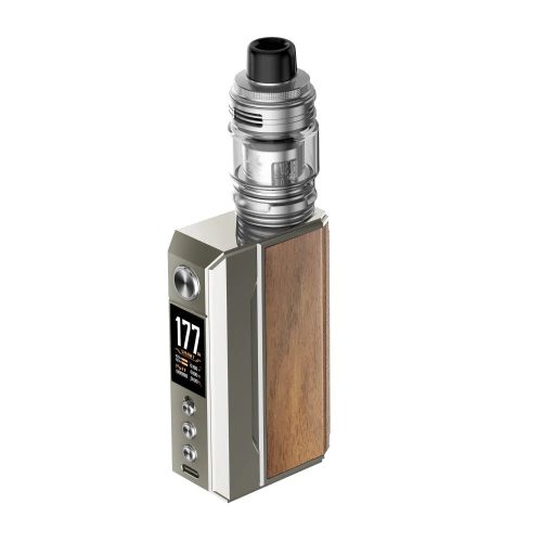 Voopoo Drag 4 Vape Kit - Eliquid Base-Pale Gold Walnut